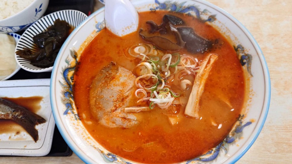 味噌辛担々(ライスも注文）