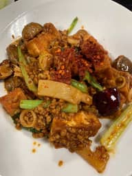 挽肉揚豆腐四川ピリ辛煮 辛め