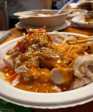 蒸し鶏の四川胡麻辛子ソース 激辛