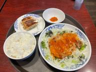 チキンのチリソースランチ 🔥