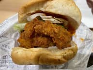 辛口チキンフィレバーガー