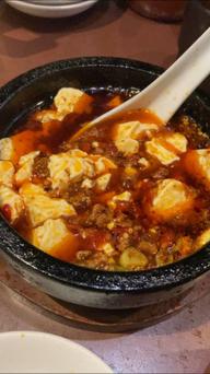 頂天石焼き麻婆豆腐 中辛、激辛，地獄辛