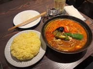 【辛・オブ・ザ・イヤー2025銅賞】たまごとチーズの四川スープカレー激辛春雨入り