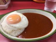 目玉焼きポークカレー1000辛