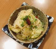 白滝とザーサイのペペロンチーノ