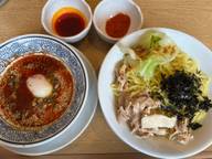 とろける半熟卵の旨辛肉つけ麺 +2辛