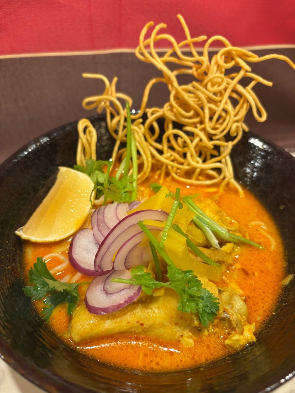 カオソーイ・ラーメン 現地タイの辛さ、辛いけど味と香りが楽しめてとにかく美味い！