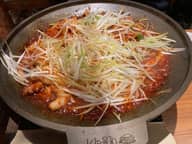 フジサン盛り蛸ボッサム（蛸と豚肉の激辛炒め）