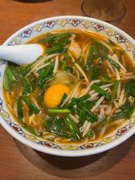 ニラそば ピリ辛