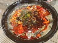 汁なし白胡麻坦々麺 辛さ、痺れともに10