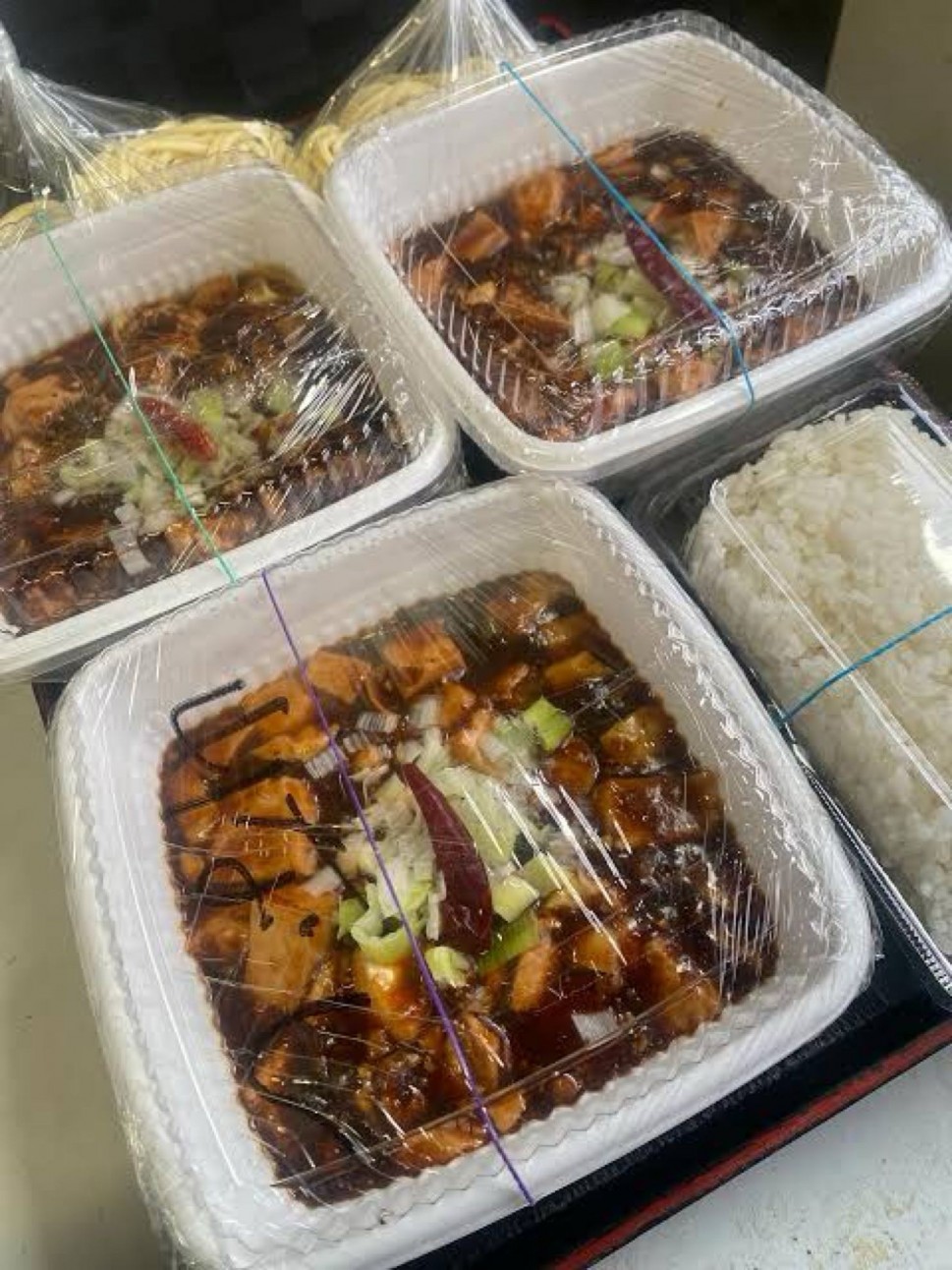 麻婆つけ麺 5辛 温麺 花山椒あり 5辛