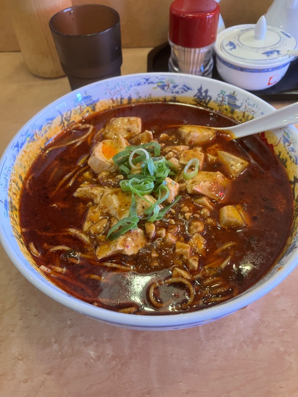 麻婆豆腐麺 辛く