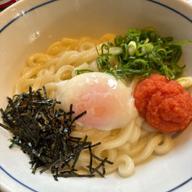 明太釜玉うどん