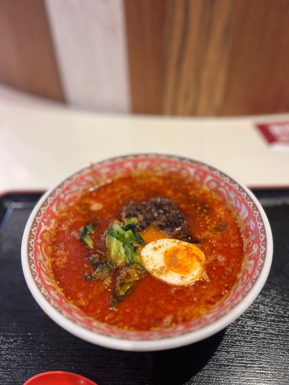 担々麺  赤鬼 1番辛い+100円