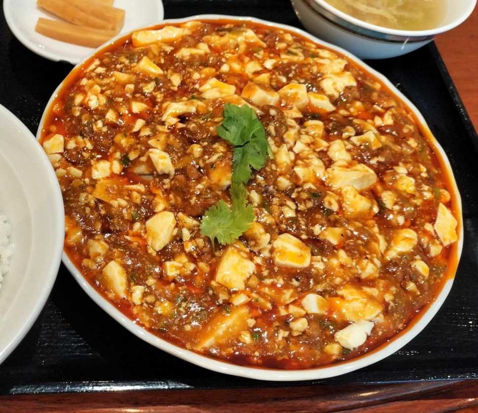 牡蠣入り麻婆豆腐