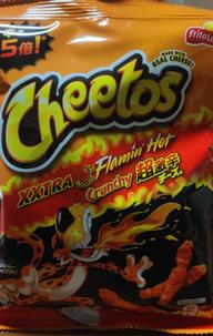 チートスXXTRA flamin's hot 超激辛チーズ