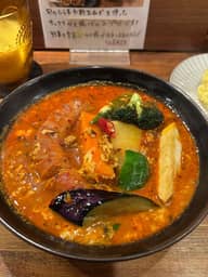 【辛・オブ・ザ・イヤー2025銅賞】たまごとチーズの四川スープカレー激辛春雨入り