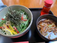 ピリ辛肉つけ蕎麦KABUTO