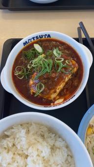 富士山豆腐の本格麻婆定食