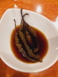 醤油漬け唐辛子