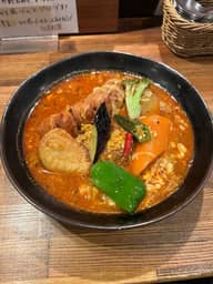 【辛・オブ・ザ・イヤー2025銅賞】たまごとチーズの四川スープカレー激辛春雨入り