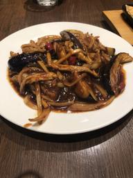 なす豚肉ピリ辛炒め