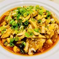 鶏肉の辛味ごまソース和え　棒棒鶏 2辛