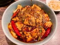 麻婆丼 辛さ５ 痺れ４