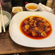 麻婆豆腐とごはんのセット 辛さ4 痺れ1