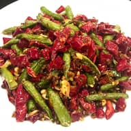 インゲンの四川風炒め 加辣