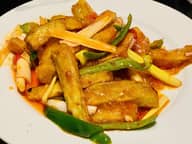 ナスのユーシャン炒め　魚香茄子