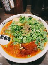 パクチーカラシビ味噌ラーメン 辛普通シビ増し