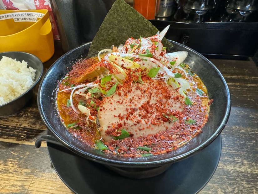 からいしびれる味噌らーめん カラ7、シビ4