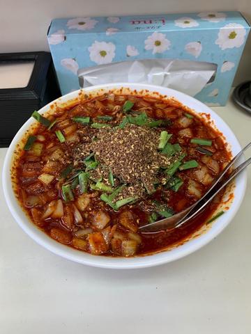 勝浦タンタン麺 特辛、山椒大盛り