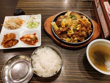 鉄板レッドプルコギ定食 激辛