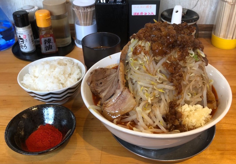 豚辛ラーメン 辛みトッピング