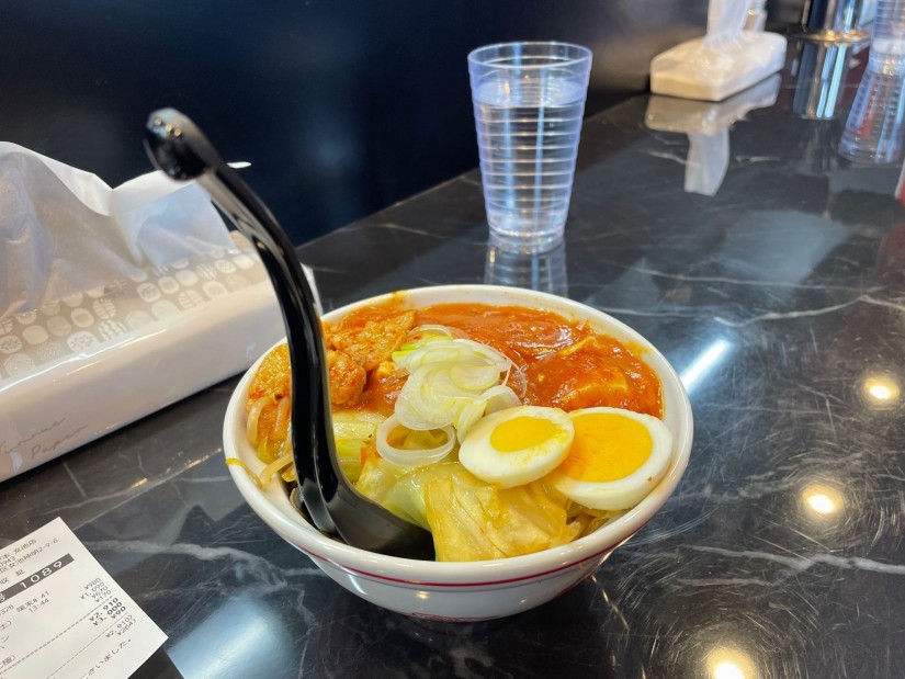 半蒙古丼 辛さレベル5