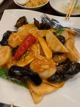 ホタテの辛子香り炒め