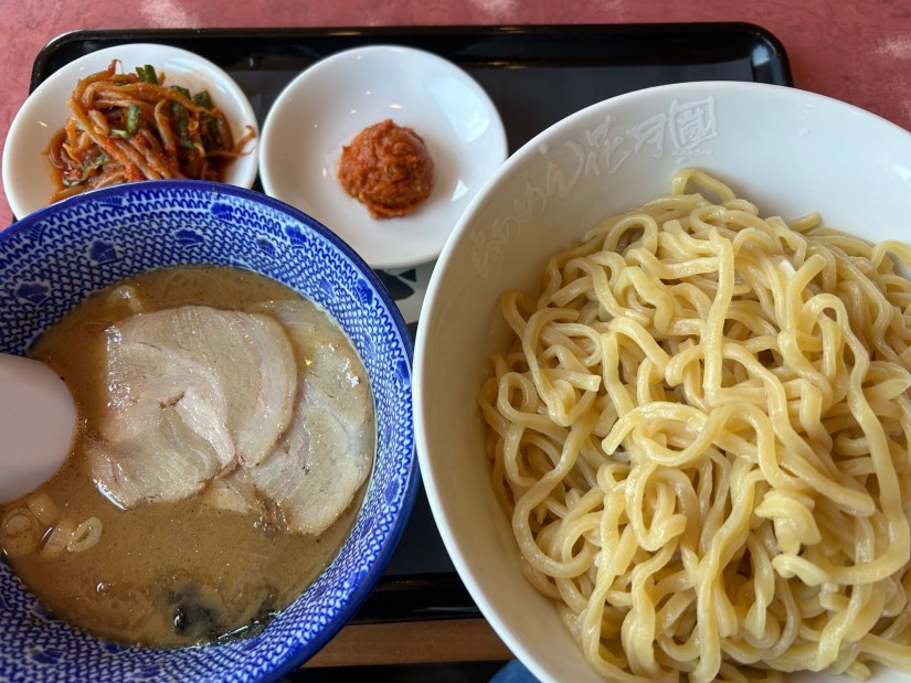 濃厚魚介つけ麺 玉(ぎょく) ハバネロ×1、壺ニラ×3