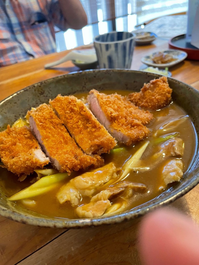 カツカレーうどん丼