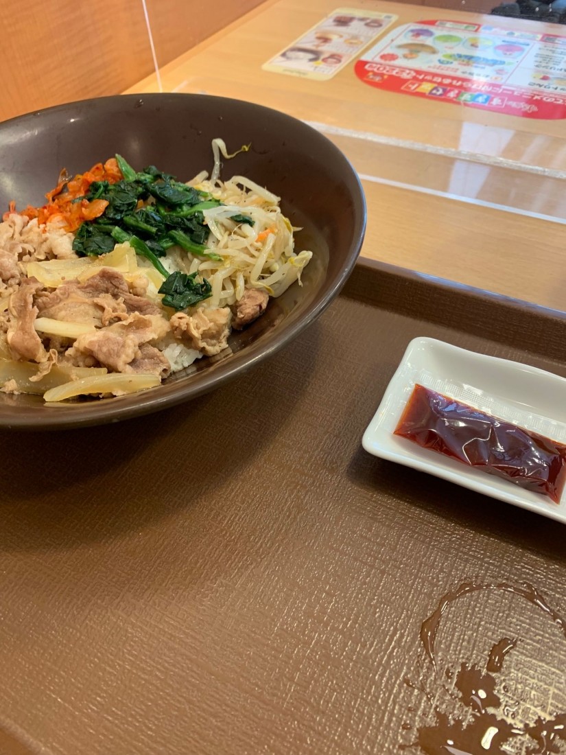 ビビンバ牛丼