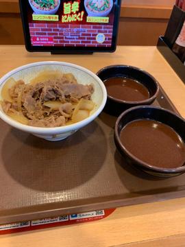 牛丼中盛り+辛口ソース20個