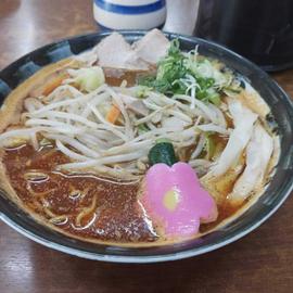 辛味噌ラーメン焼き野菜トッピング