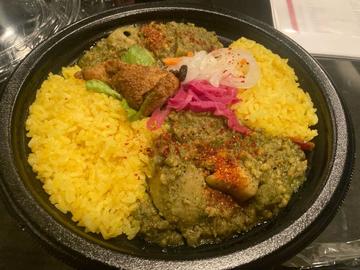 フレッシュハーブバターの鶏キーマ 3辛