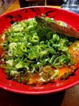 ハバネロ辛辛ラーメン ネギトッピング 4辛