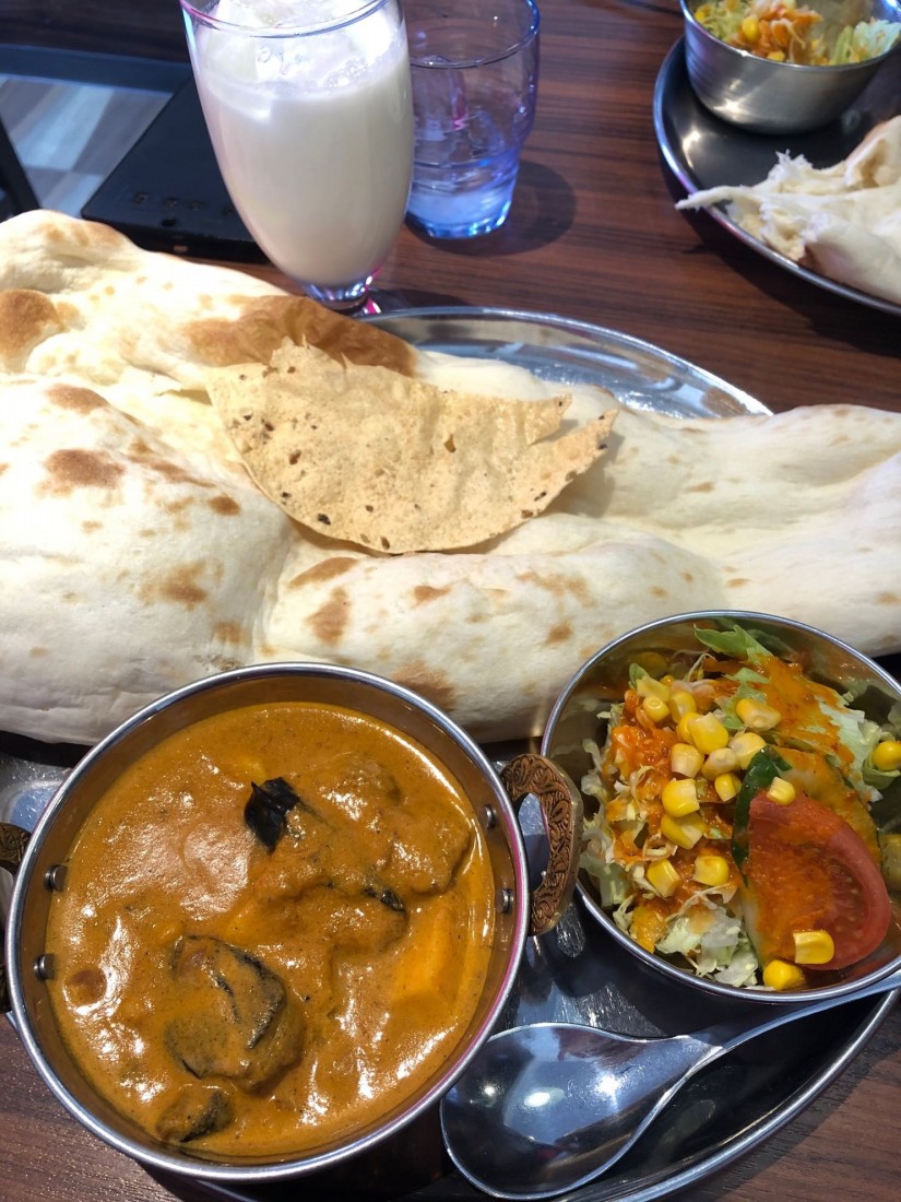 Bランチ ジャガイモとナス 5辛