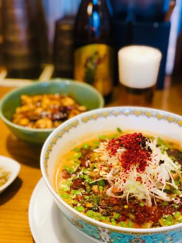 汁あり担々麺 4辛3痺
