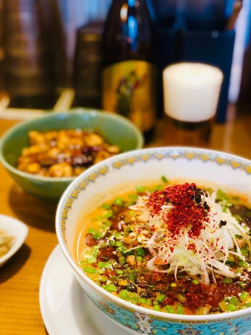 汁あり担々麺 4辛3痺