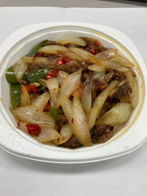 砂肝の激辛炒め 激辛