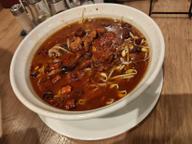 牛肉野菜たっぷり激辛スープかけ